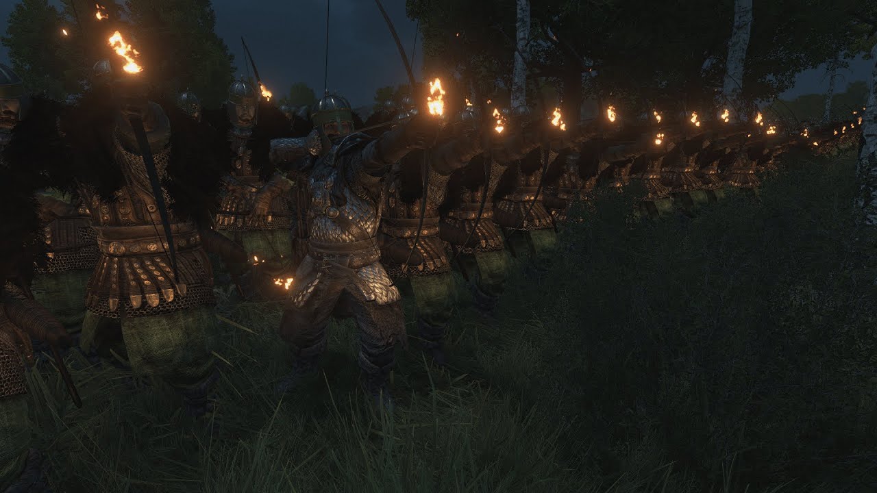 Battania Fian Champions Flaming Arrows !! Mount & Blade Bannerlord