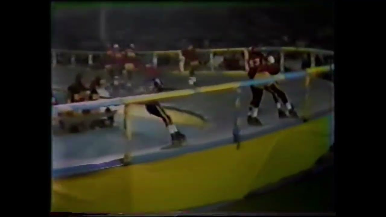 Roller Derby 1978 MW Pioneers vs Red Devils 2nd half O'Connell announcing with Ken Kunzleman
