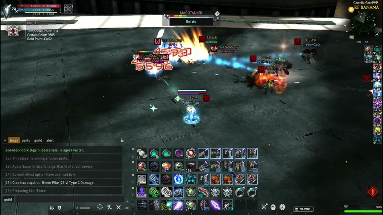 NoMercy safe zone/chat pvp //2nd movie// Rf Banana - Guild F.E.A.R.