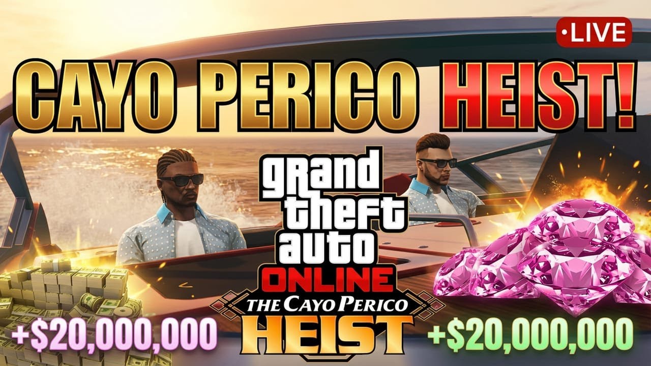 GTA 5 Online | Cayo Perico Heist Run | LIVE