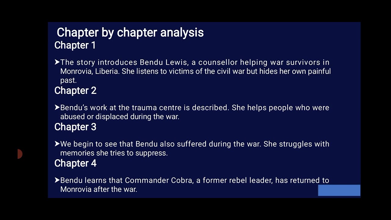 Chapter by chapter analysis of Redemption road by Elma Shaw part 2 Chapter 3 to 5