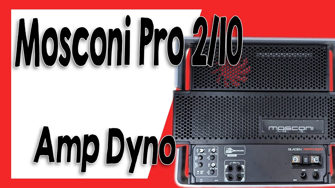 Mosconi Pro 2/10 - 2 Kanal Class AB Endstufe | Car Amplifier | Amp Dyno