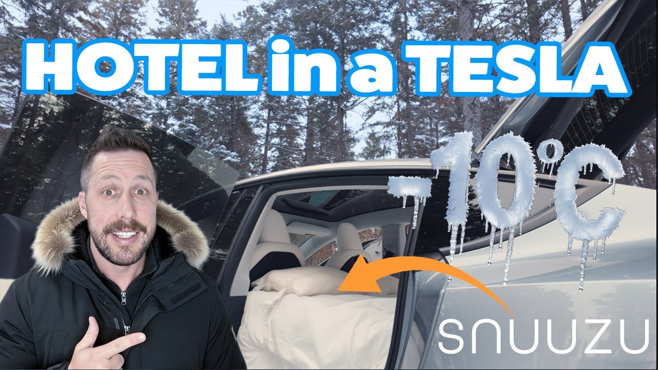 Я спал в своей Tesla при температуре -10°C: вердикт Snuuzu.