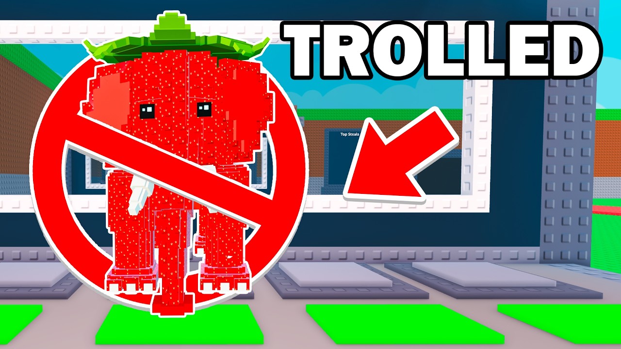 I RAGEBAITED PUBLIC SERVERS With My OG STRAWBERRY ELEPHANT In Steal a Brainrot!