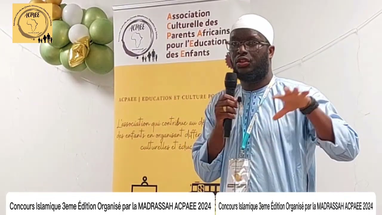 MADRASSAH ACPAEE / Concours annuel 3eme édition 2024