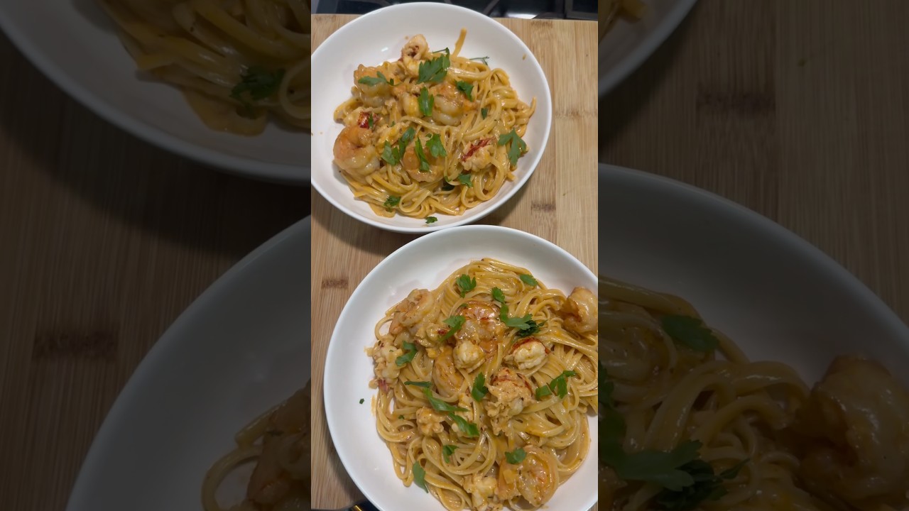 Shrimp and lobster pasta