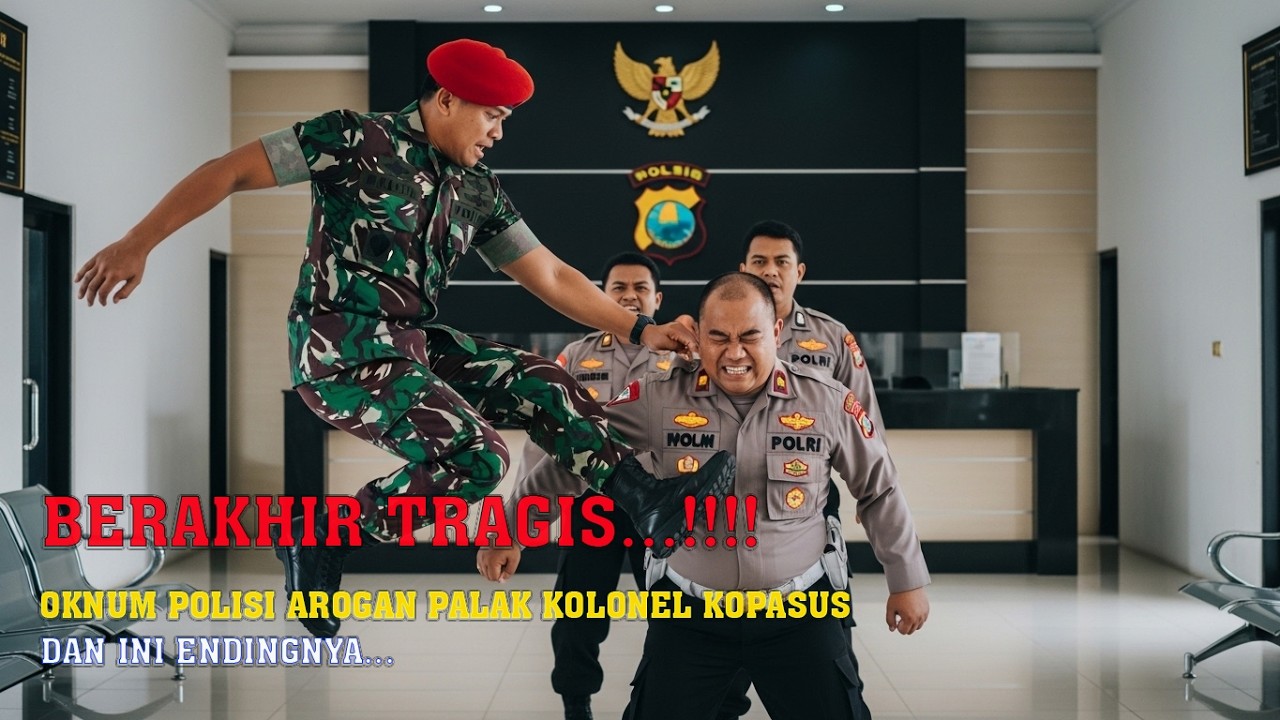BERAKHIR TRAGIS..🔥🔥OKNUM POLISI AROGAN PALAK KOLONEL KOPASSUS....DAN INI ENDINGNYA...
