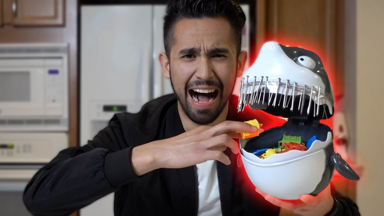 EXTREME SHAKY SHARK CHALLENGE WITH NAILS AND NEEDLES *DO NOT ATTEMPT*
