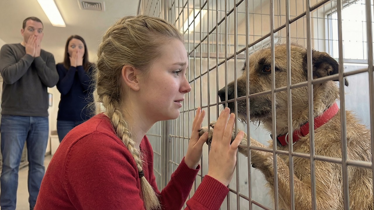 A Girl Who Couldn't Speak Looked at This Adopted Dog...What Happened Next Left Everyone Speechless 💔