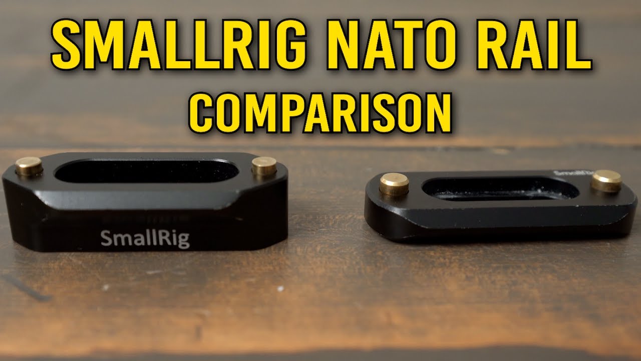 SmallRig Mini Nato Rail 2172 Compared to Standard Nato Rail 1409 #camerarig #cameragear #sonya7iv