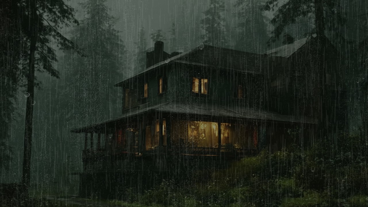 Super Heavy Rain for Sleep | Powerful Night Sounds for Insomnia Relief