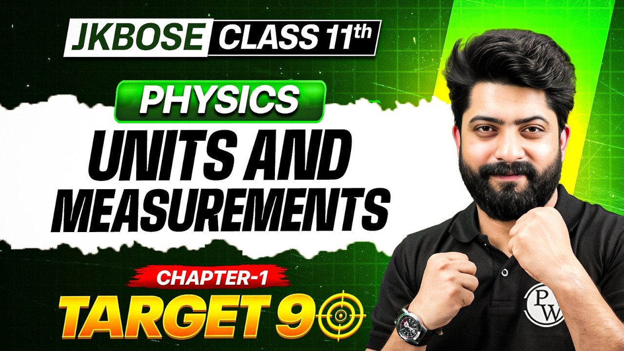 Target 90 🎯 | JKBOSE Class 11th Physics 🔥 | First Free Class | JKBOSE Wallah