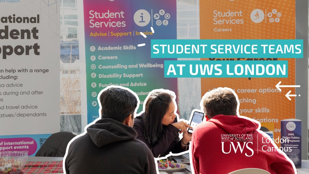 Meet the Service Teams at UWS London | Supporting Students Every Step of the Way