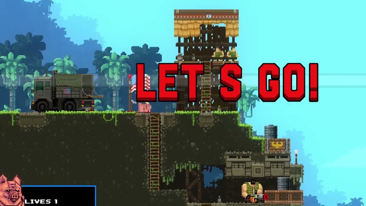 Can You Beat Broforce as a Pig?