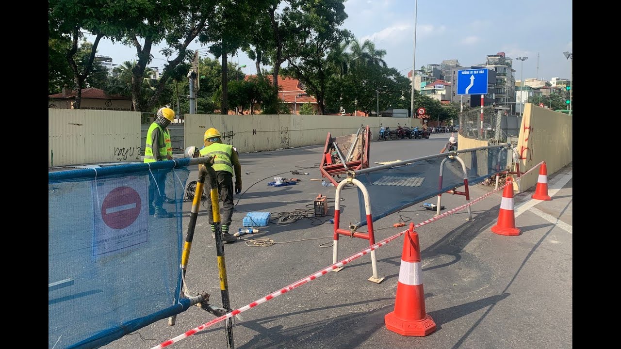 TH&Aacute;O R&Agrave;O TR&Ecirc;N ĐƯỜNG KIM M&Atilde; SAU GẦN 3 NĂM PHỤC VỤ THI C&Ocirc;NG GA NGẦM ĐƯỜNG SẮT Đ&Ocirc; THỊ