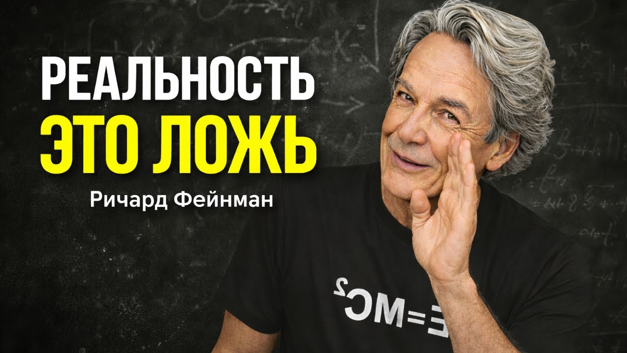 Что Ричард Фейнман обнаружил о реальности, которую НИКТО не может объяснить
