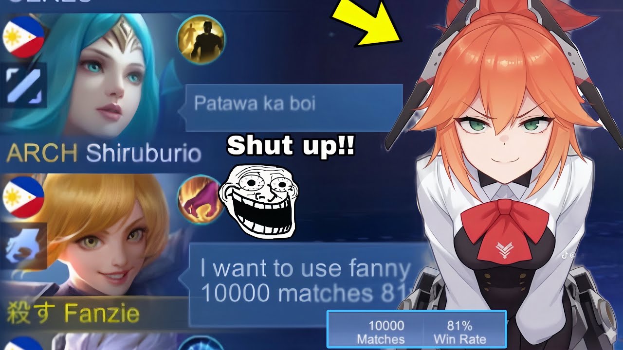 FANNY PRANK WINRATE! ON RANDOM PLAYERS (AND HERE’S WHAT HAPPENED NEXT) FANNY GAMEPLAY - MLBB