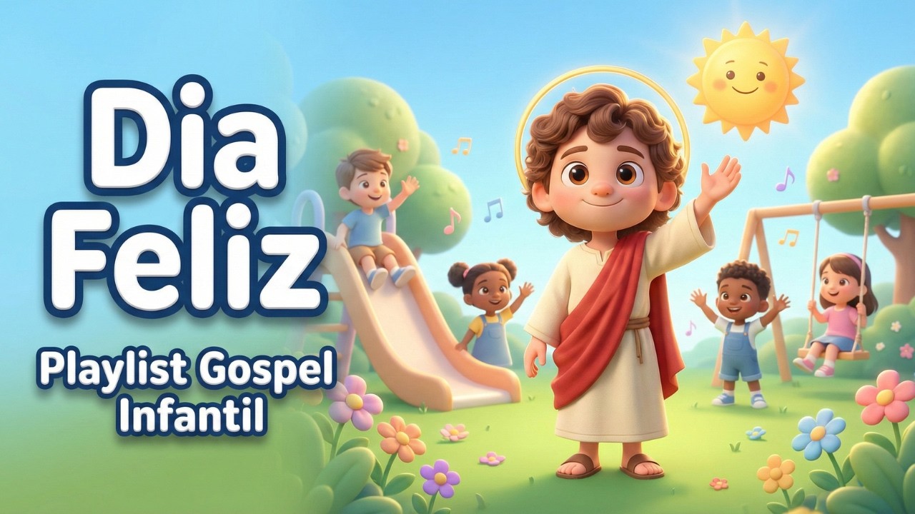 Playlist Gospel Infantil 🌤️ Canções para um Dia Feliz com Jesus | BIBLIATOON