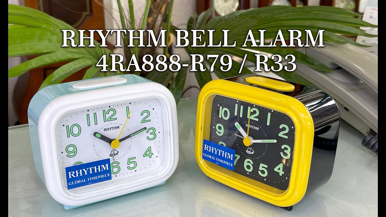 ĐỒNG HỒ BÁO THỨC RHYTHM 4RA888-R79 / R 33 CHUÔNG RENG