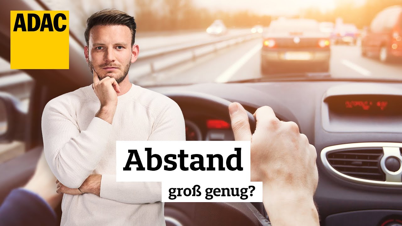 So gnadenlos misst die Polizei euren Sicherheitsabstand! | ADAC | Recht? Logisch!