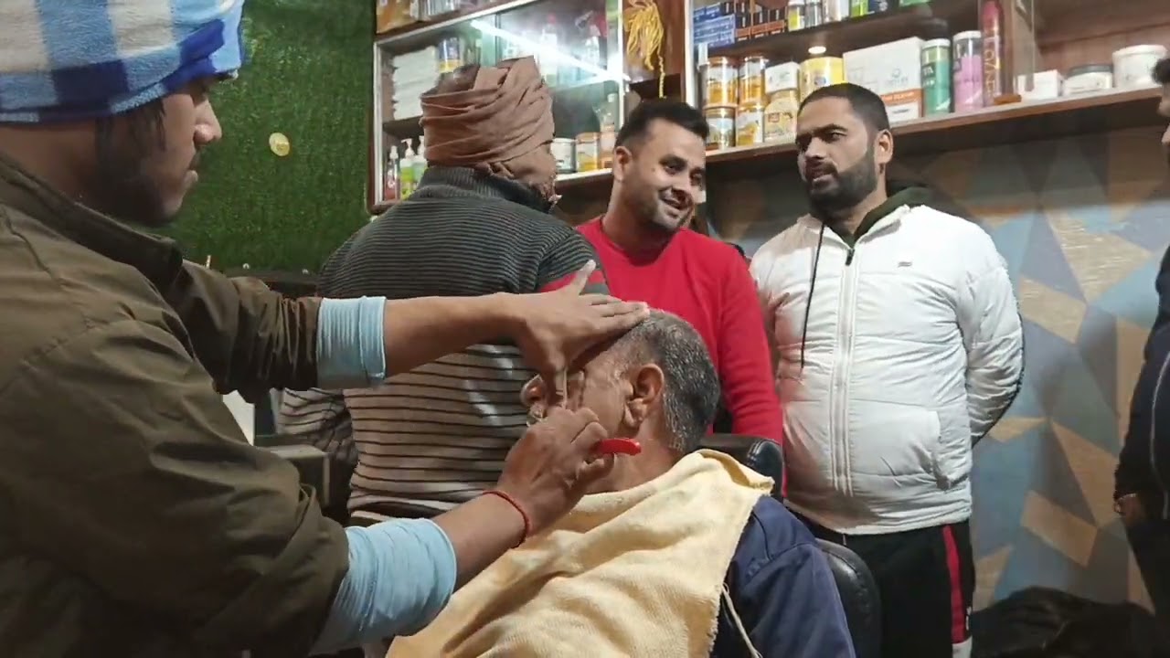 Viral Shaving Cream Test! 😱 Best Shaving Style at Banarasi Hair Salon