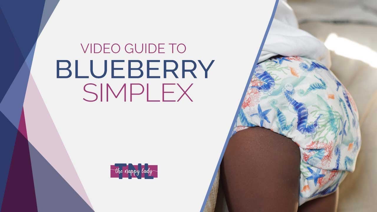 Blueberry Simplex All In One Nappy Video Guide - The Nappy Lady