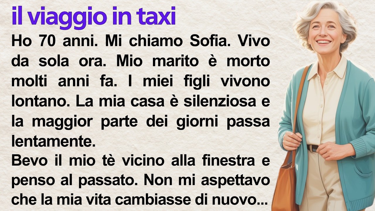 The Taxi Ride | Italian Reading Practice (A1–A2) | Learn Italian Through Story | Italiano Tales
