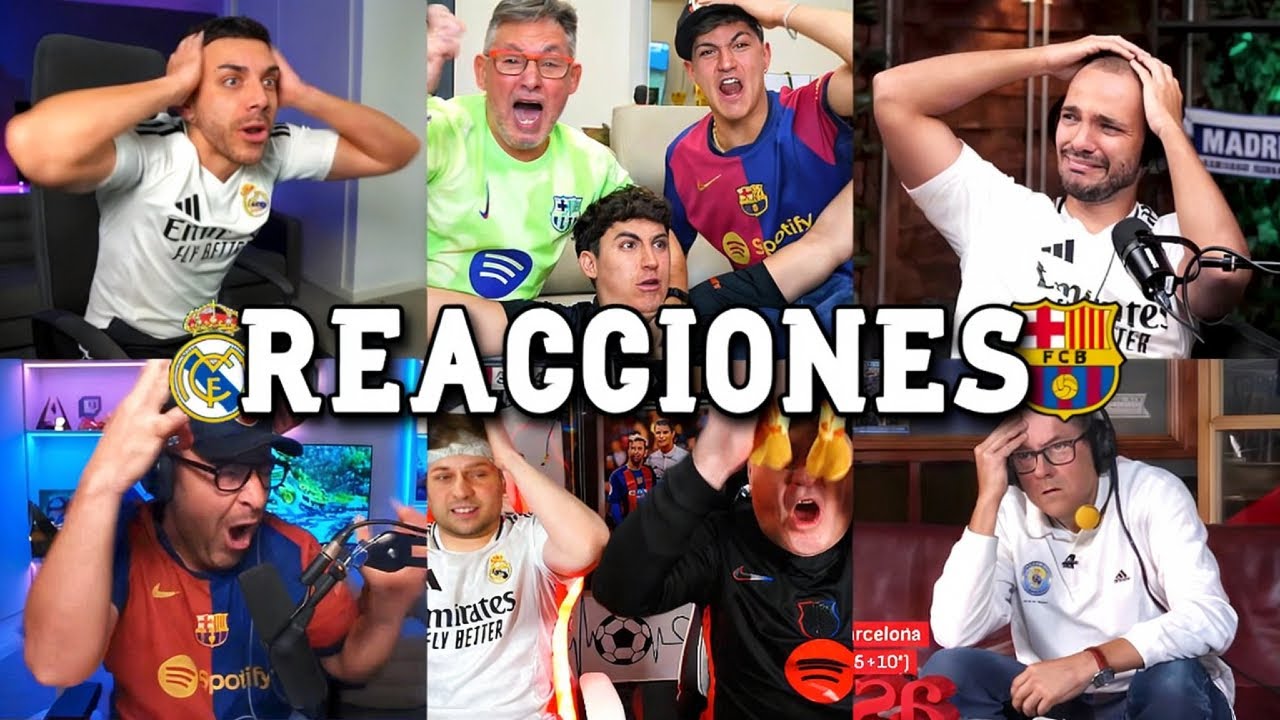 Las Mejores Reacciones al Real Madrid 2-5 Barcelona