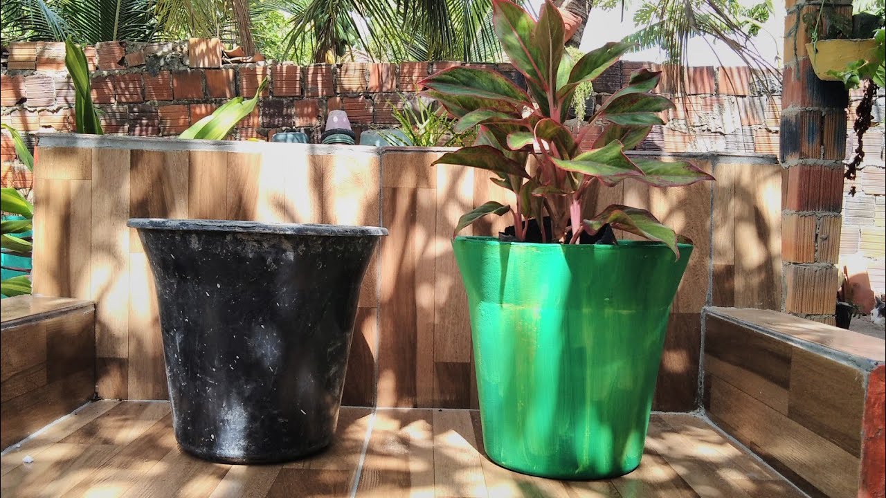 Nova técnica para fazer vaso de cimento com massa mole