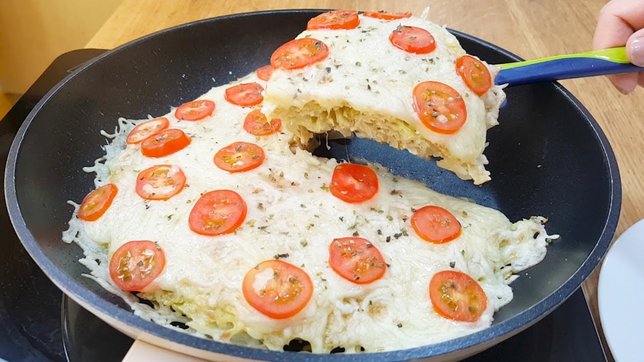 JANTAR FÁCIL, RÁPIDO e DELICIOSO! Não é Pizza! POUCAS CALORIAS e CARBOIDRATOS (Low Carb)