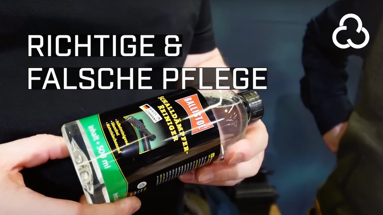 Alu-Schalldämpfer richtig pflegen – Messetalk mit BALLISTOL