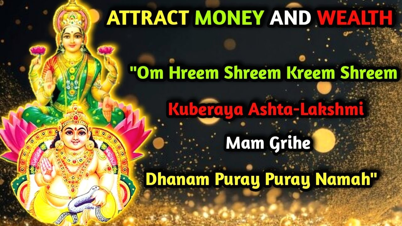 ATTRACT MONEY AND WEALTH | YOU ARE VERY LUCKY if this video Appeared in Your life | lakshmi mantra |