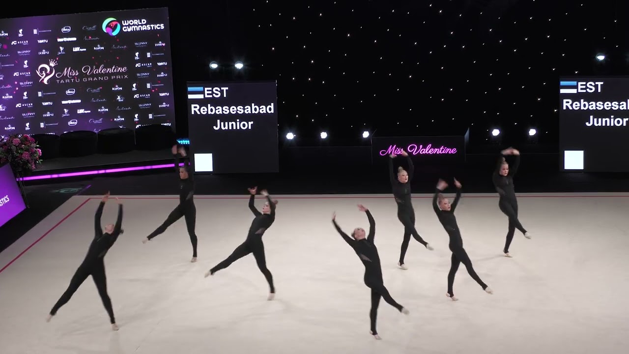 Miss Valentine 2026. Estonia. GC Rytmika - Rebasesabad. Junior AGG Junior Final. EST
