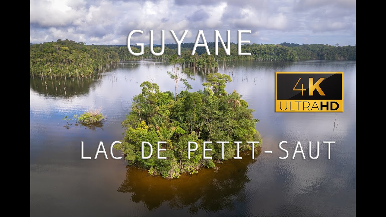 Guyane, le lac de Petit-Saut en drone