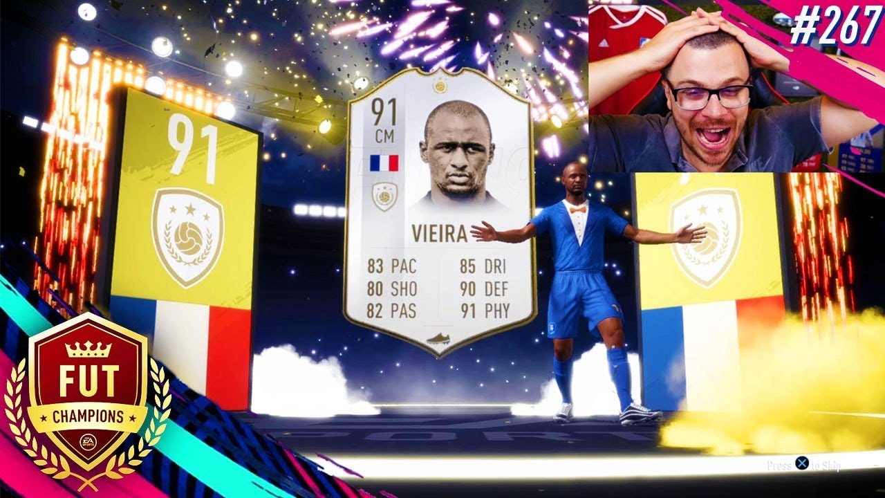 FIFA 19 OMG I GOT 91 PRIME ICON PATRICK VIEIRA !!!