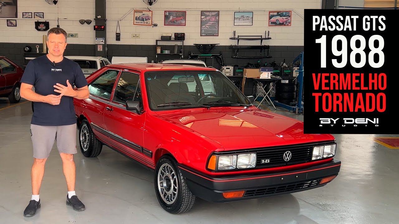 PASSAT GTS POINTER 1988: um Vermelho Tornado que envelheceu como vinho!