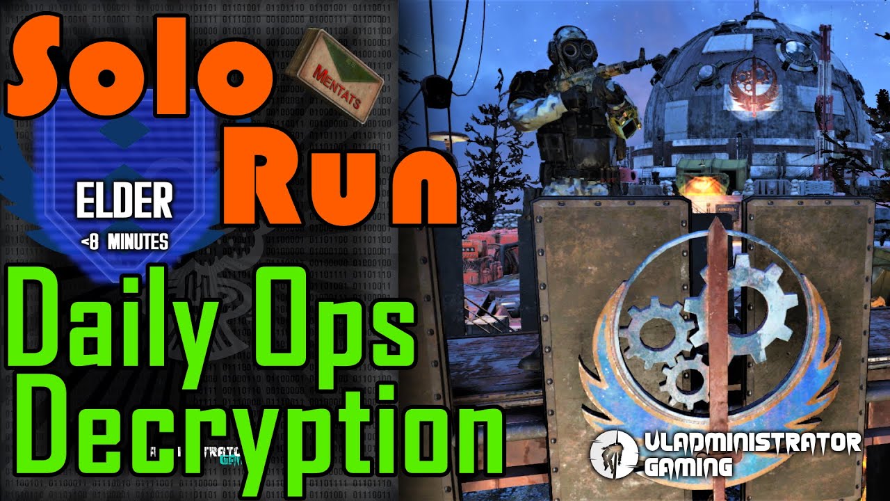 Solo Daily Ops Decryption Tips | Fallout 76 Locked and Loaded