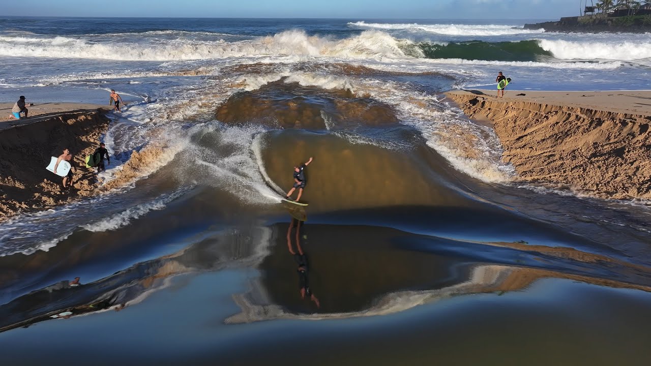 XL WAIMEA RIVER BREAK - СТЕКЛЯННЫЕ ПСИХО-ЖЕЛЕ ВОЛНЫ!