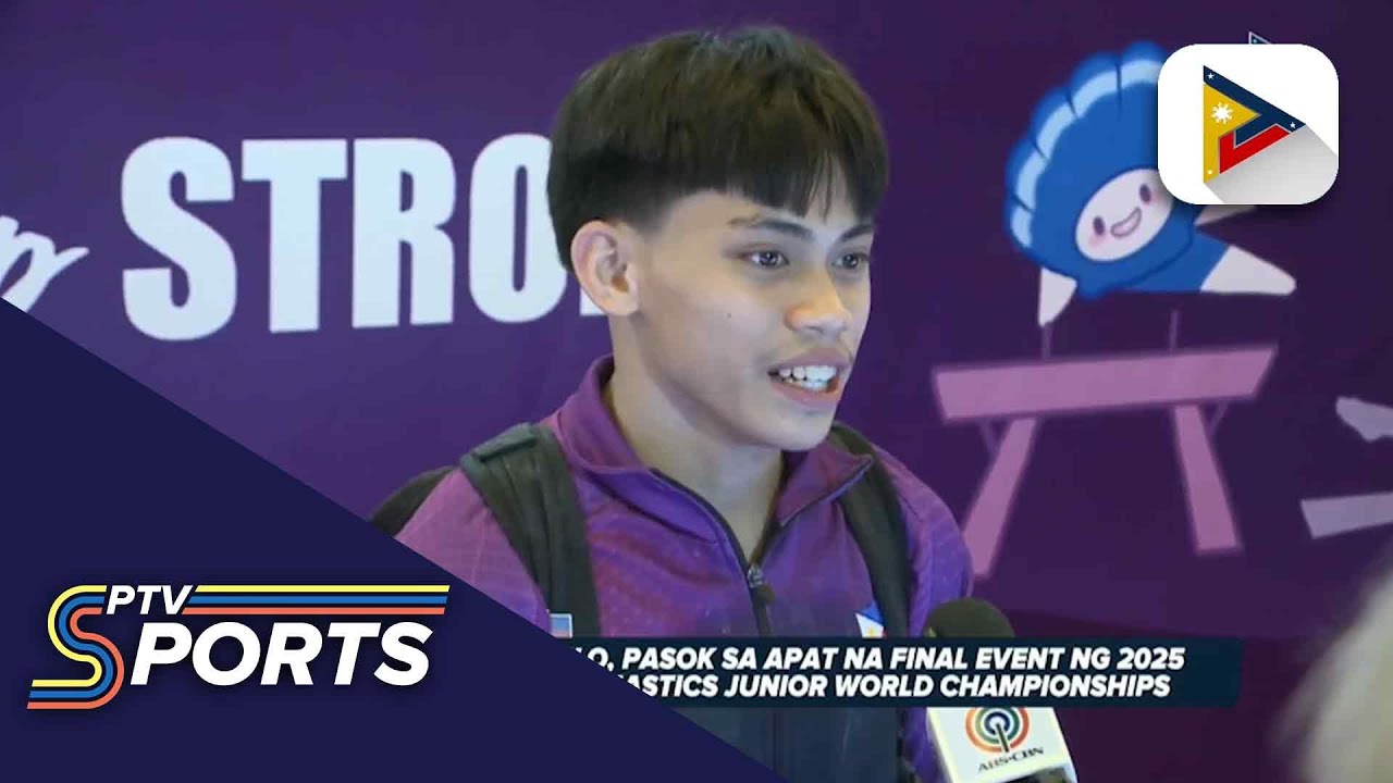 Karl Eldrew Yulo, pasok sa apat na final event ng 2025 FIG Artistic Gymnastics Junior World...