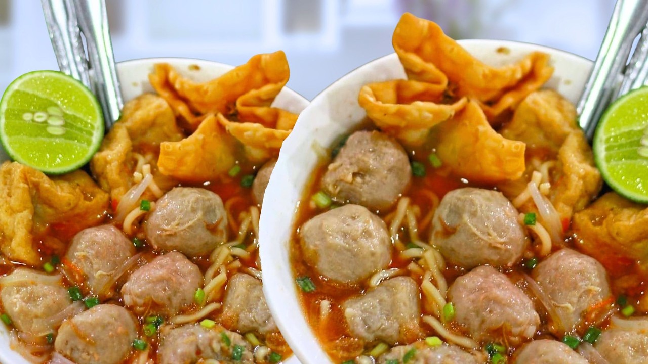 ASMR BAKSO KERIKIL SUPER MURAH - DENGAN HARGA 10 RIBU SAJA DAPAT SEMANGKOK FULL😱