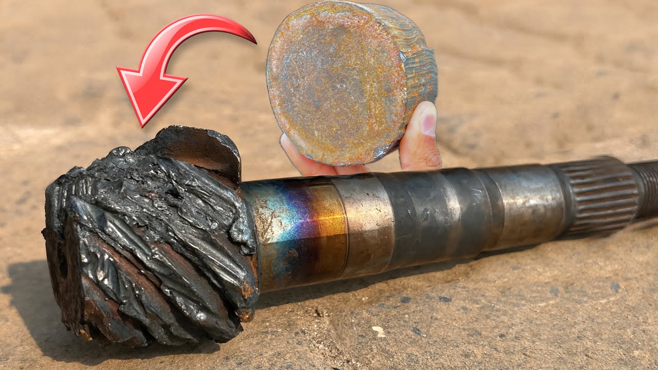 Improvising a Fix: Using an Iron Piece for Repairing of a Seized Truck Pinion by Technical Method