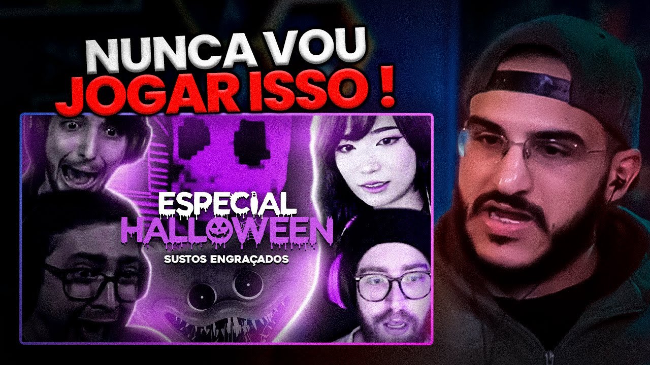 PARTIU TOMAR SUSTOS? | OS MAIORES SUSTOS dos STREAMERS (ESPECIAL HALLOWEEN)