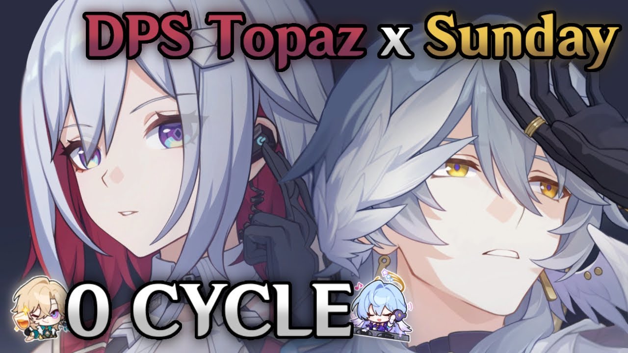 DPS Topaz x Sunday 0 Cycle MOC 12! | Honkai: Star Rail