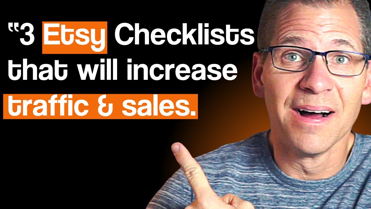 (Just RELEASED) 3 NEW Etsy Seller Traffic and Sales Checklists