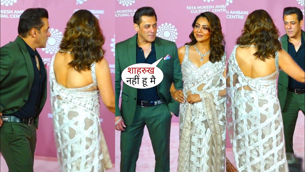 SRK Wife Gauri Khan and Salman Khan Heart Winning Gesture for Media at NMACC Party