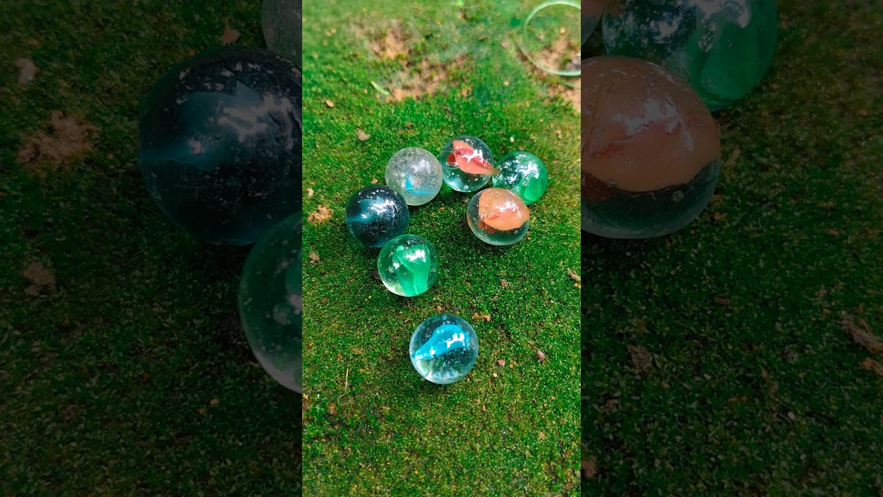 multicolour Marble Balls unboxing and testing review