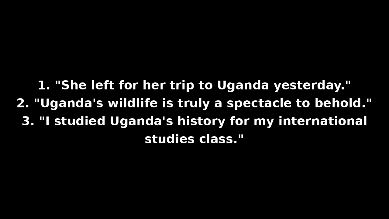 How to pronounce 'Uganda' correctly in English? with Pronexio