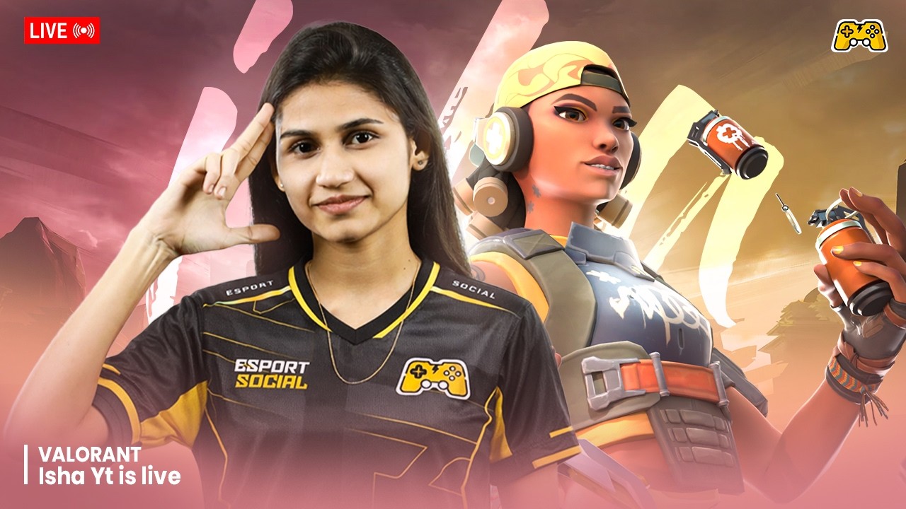 VALORANT FACECAM BEGINS ! ft.@EsportSocial #valorant #livestream #girlgamer