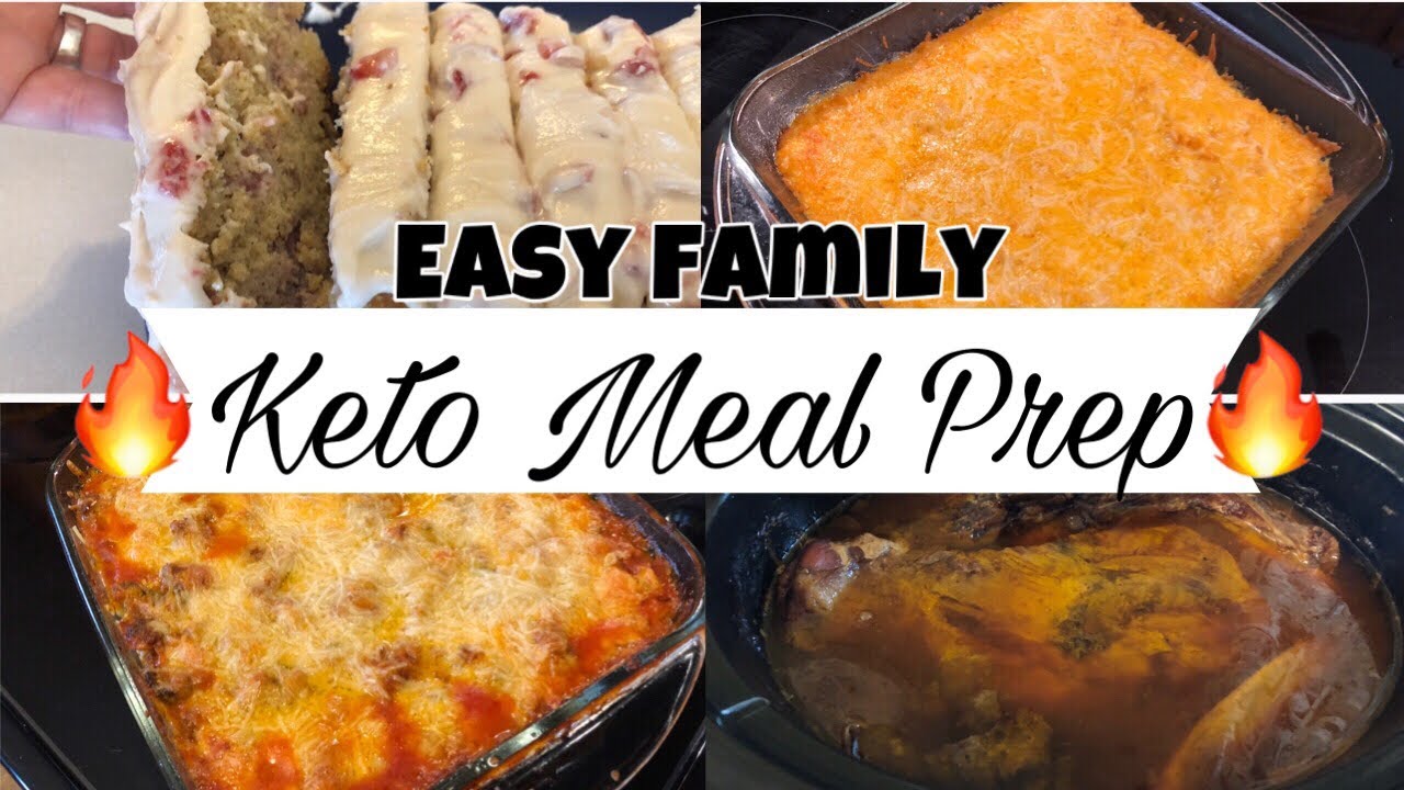 Huge yet Simple Family KETO Meal Prep| KETO Strawberry Bread😍