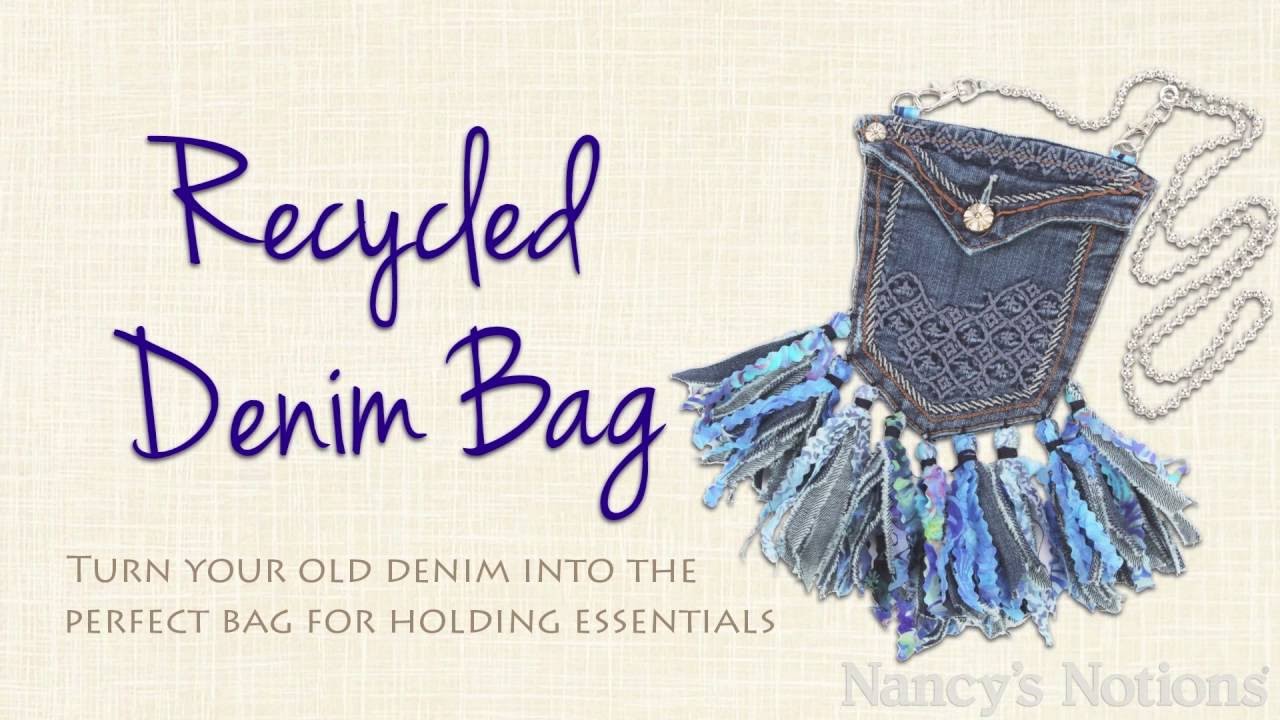 Upcycle Old Jeans: This DIY Crossbody Holds All Your Essentials